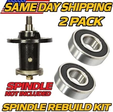 (2 Pack) Spindle Rebuild Bearings fits Snapper 7029526YP w/C3 Upgrade Bearings