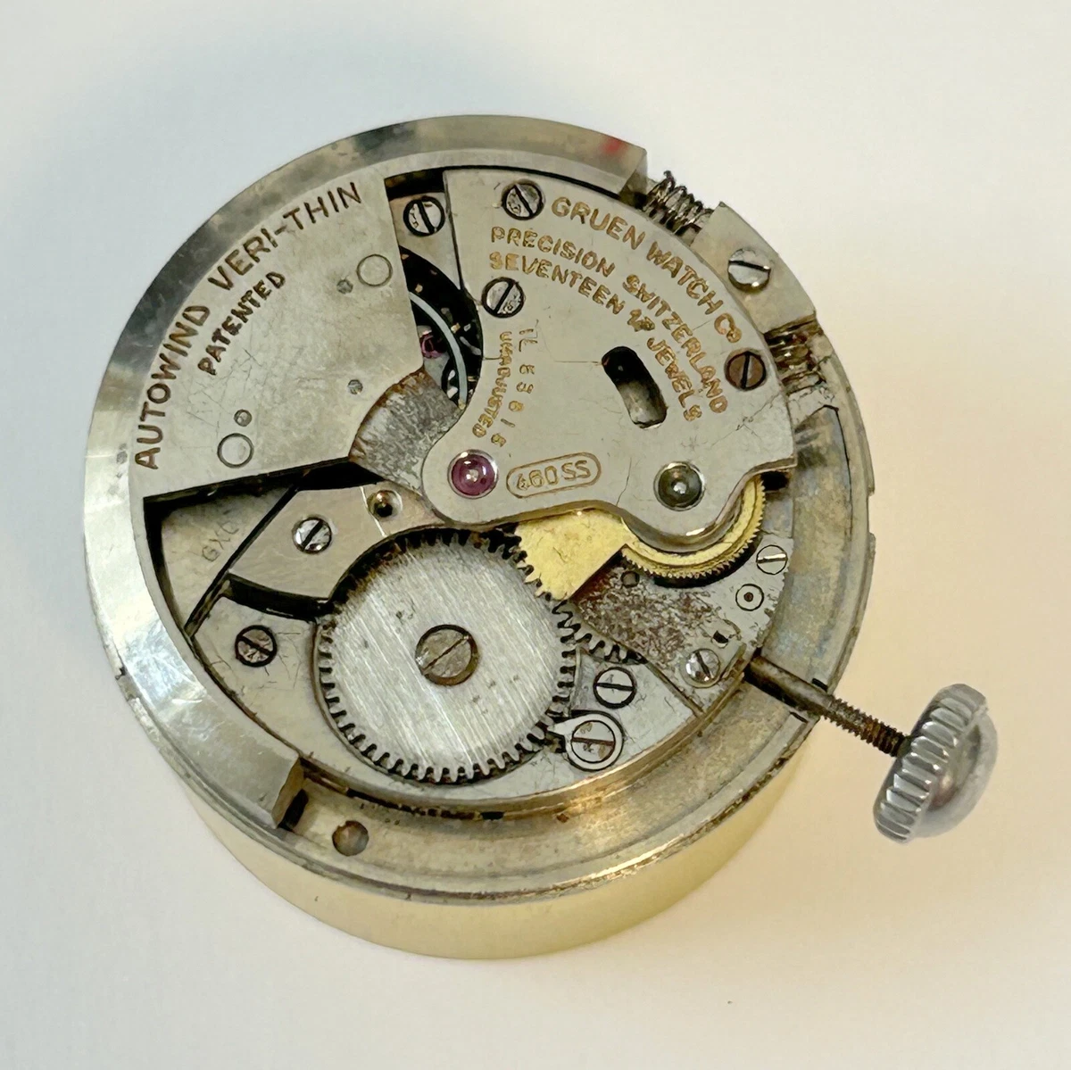Pièce Pour Mouvement Gruen Calibre 411C, Numéro 723 (axe De Balancier) - Neuf - Fabriqué En Suisse