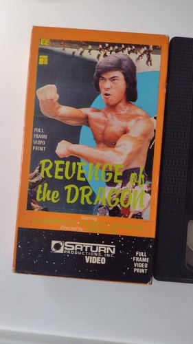 Revenge of the Dragon VHS Bruce Li VHS Saturn Video GC - Picture 4 of 15
