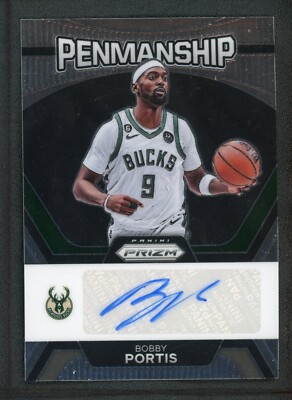 2023-24 BOBBY PORTIS AUTO PANINI PRIZM PENMANSHIP AUTOGRAPHS | eBay