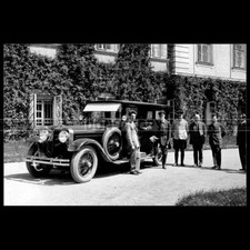 Photo A.014279 SKODA HISPANO-SUIZA H6 & TOMAS GARRIGUE MASARYK 1924-1925