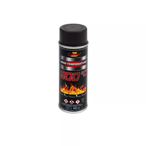 Thermolack Ofenlack Auspufflack Lack Spray Hitzebeständig 800 °C schwarz silber