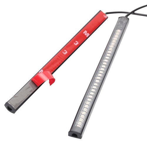 MOTORCYCLE LED STRIPS BAR BRAKE TAIL LIGHT TURN SIGNALS FOR CAFE RACER UNIVERSAL - Picture 6 of 9