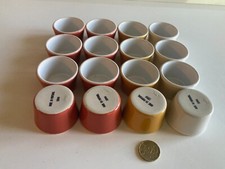 Lot de 16 petits pots en Faïence Idéal pour verrines ou bouchées d'apéritif