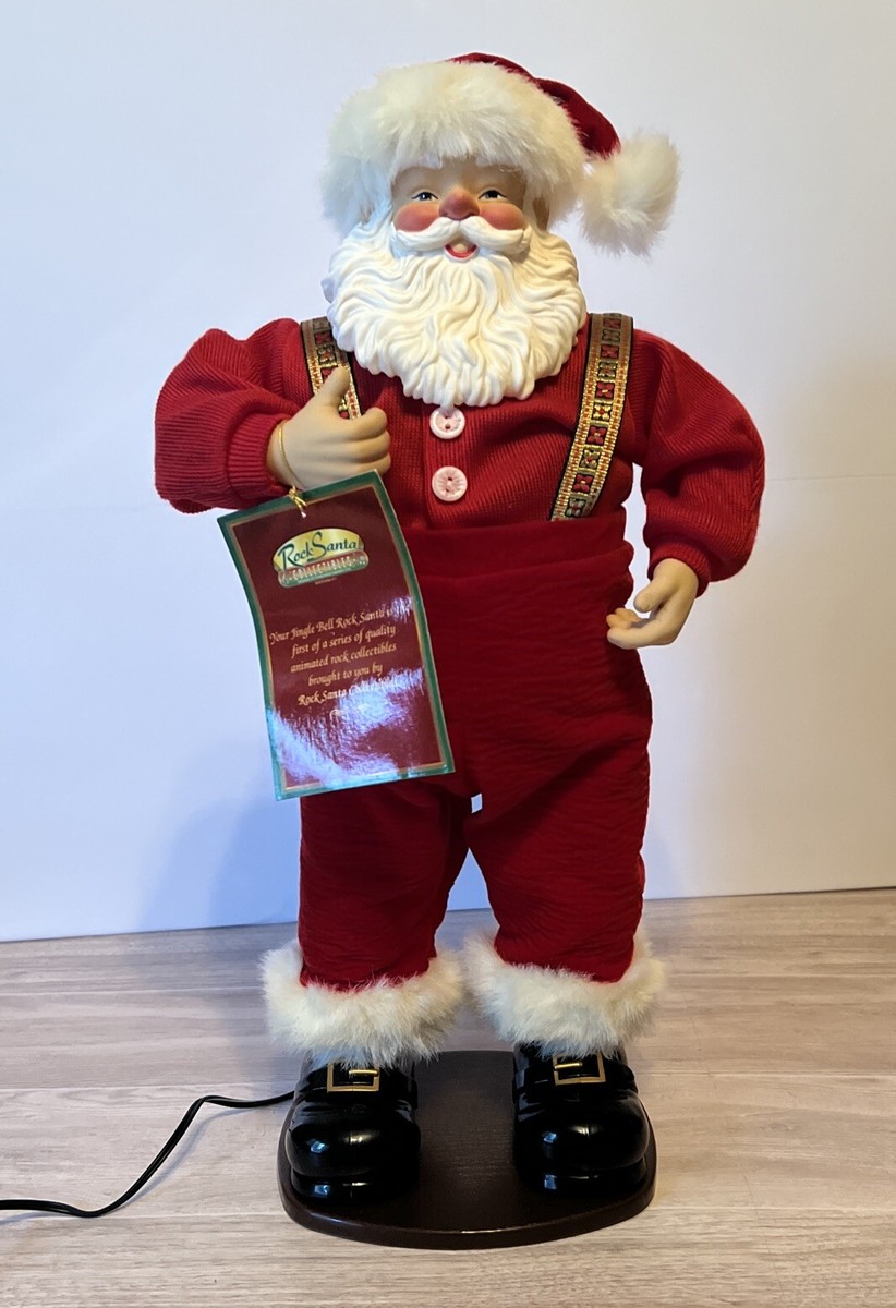希少　レトロ　ダンシングサンタ　Jingle Bell Rock Santa Rock Santa Collectibles Jingle Bell Rock Animated Santa