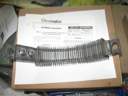 Chromalox Curved Finned Strip Heater 120v SEF120RXX POO401-2