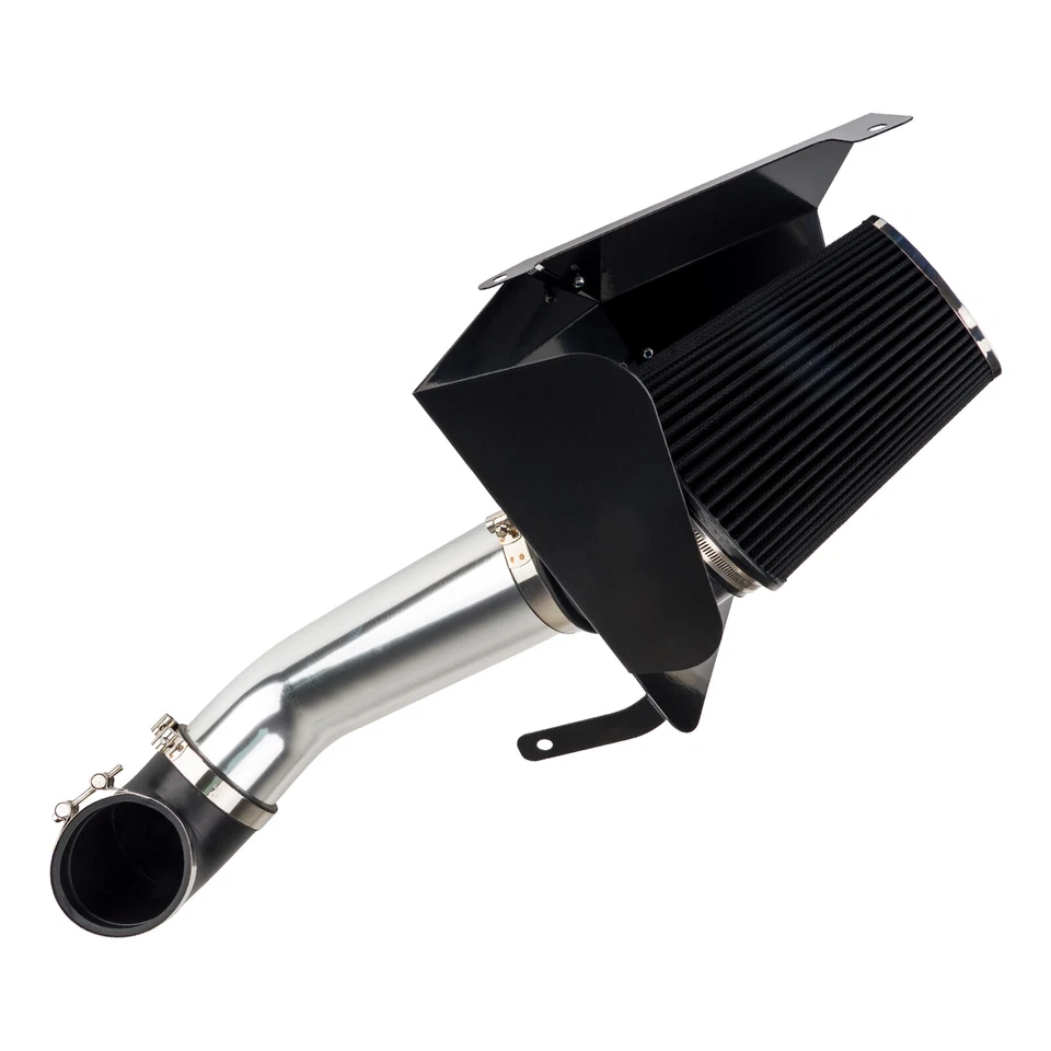 Kit de admisión de aire frío negro para Cadillac Escalade 2007-2008 6,2 L V8 + protector térmico Foto 3 de 4