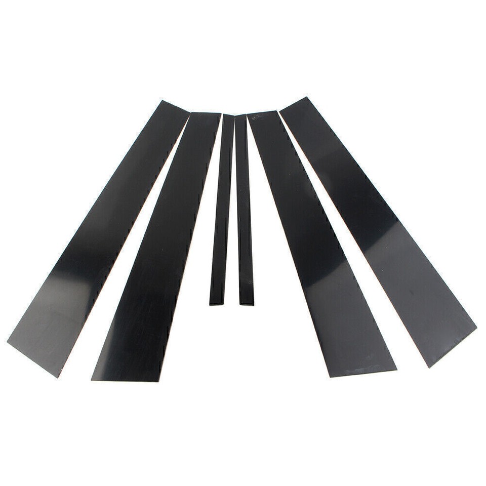 6x Door Trim Cover Kit Black Pillar Posts For Honda Accord 20082012 eBay