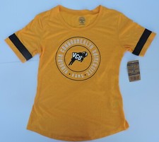 Virginia Commonwealth University VCU Rams Women's Combo Logo SS Gold T-Shirt