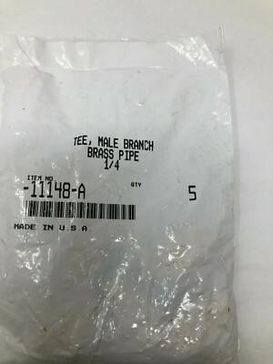 5-Class C Solutions Group 11148-A 1/4'' 2224P-4 Female Pipe Tee Male Pipe Branch