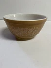 Vintage Pyrex Light Brown (Tan) Woodland Nesting Mixing Bowl #402 1.5L Floral