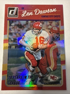 2016 Donruss Football - Len Dawson Stat Line Years - 04/19 #151 HOF Chiefs
