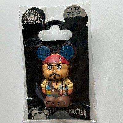 Vinylmation 3D Pins - Captain Jack Sparrow Disney Pin 90655