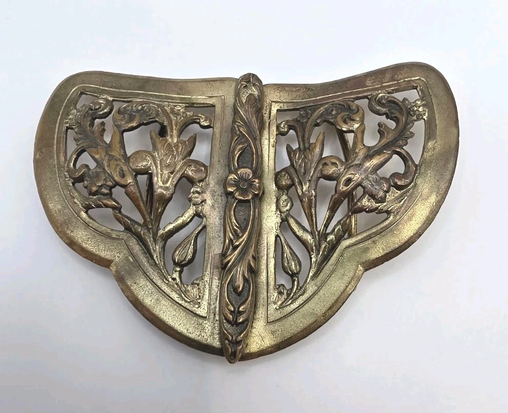 Gold 1900s Decade Vintage Belt Buckles for sale | eBay display picture 1
