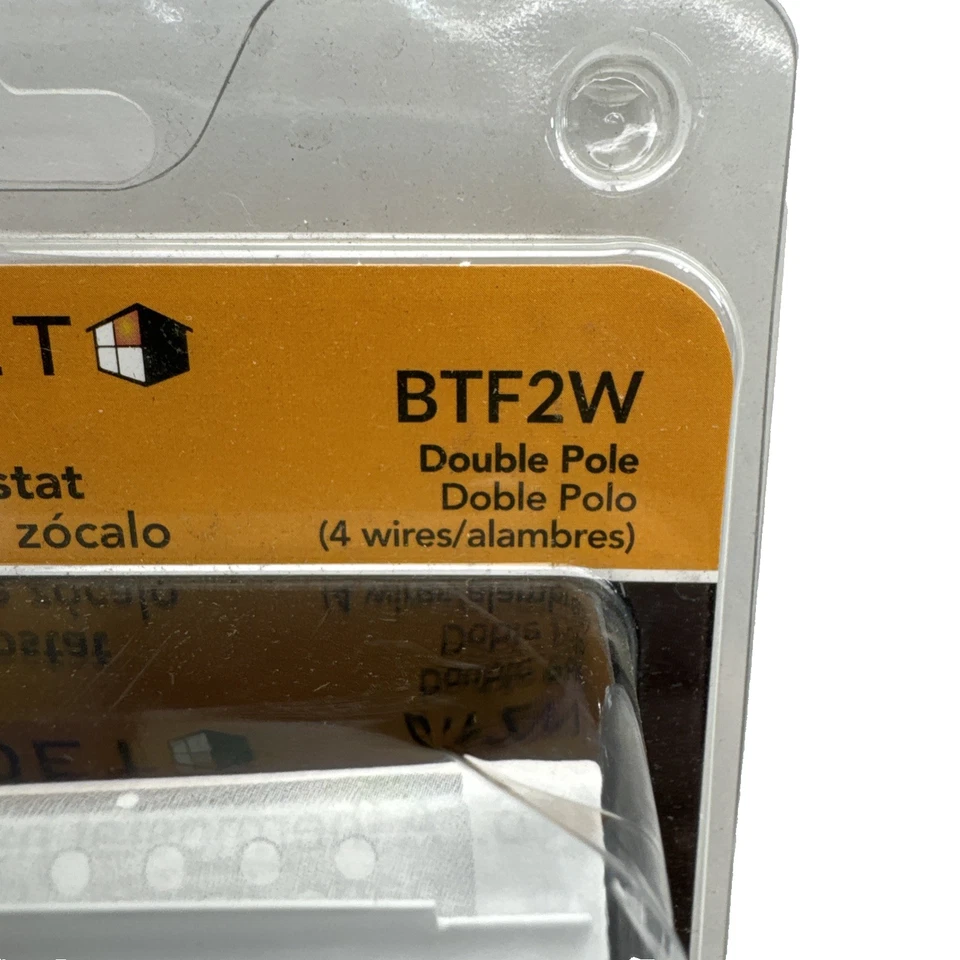 Cadet Built-In Baseboard Thermostat Double Pole BTF2W 08734 New Factory Sealed - Image 3 of 4