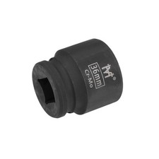 34 Inch 36mm Short Impact Socket Drive Shallow Socket 6 Point 55mm Length