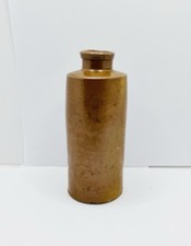 Antique Stoneware Salt Glazed Blacking Ink Bottle 1800s Stoneware 10.5cm