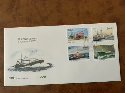Ireland 1991 #844-847 Fishing Fleet - FDC