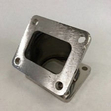 45 Degree T4-4 Bolt To T4-4 Bolts Turbo Charger Flange Conversion Adapter
