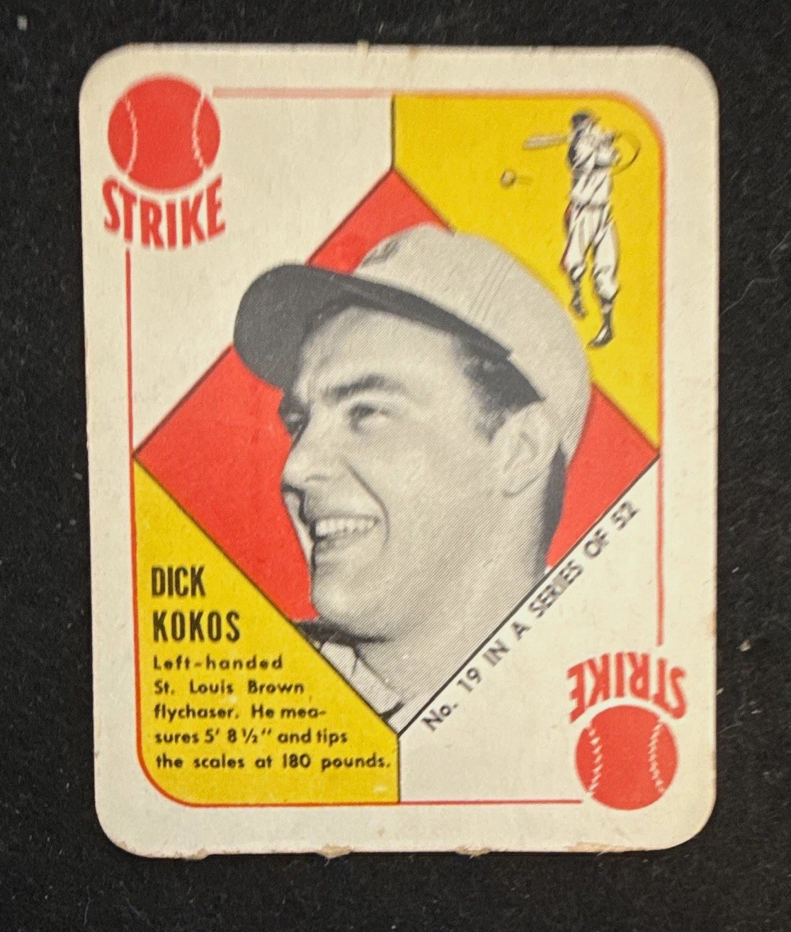 Dick Kokos #19 Baseball Cards 1951 Topps Red Back trading card — raw and PSA graded price guide