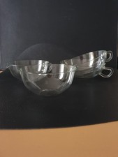 Jenatherm Milch Zucker Teetassen flach Wilhelm Wagenfeld Bauhaus 50er DDR 