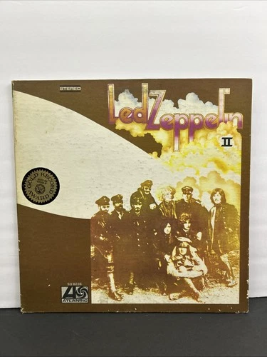 LED ZEPPELIN II 1970 ATLANTIC RECORDS REISSUE LP SD8236 VINYL VG
