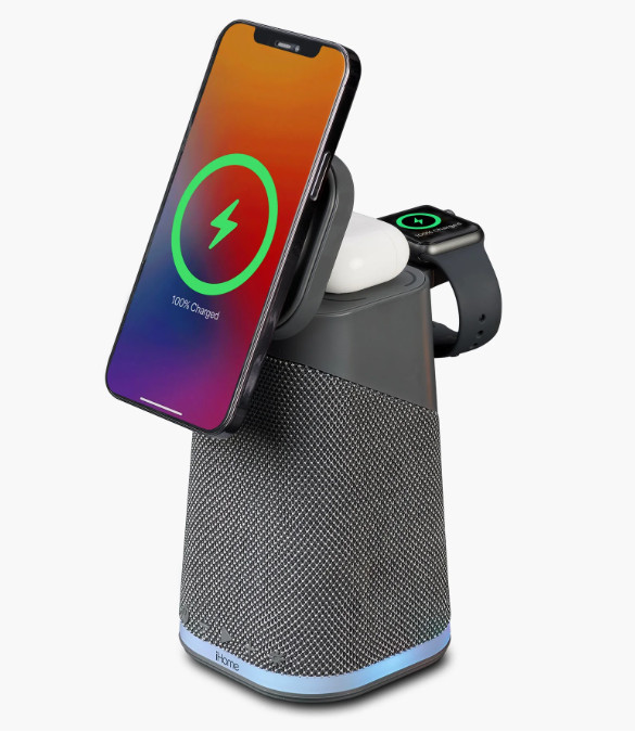 New iHome Wireless Charger for Smartphones Watch headphones 