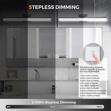 "IZORRO 24 inch Modern Bathroom Vanity Light, 16W LED, Adjustable, 5500K