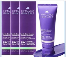 Purple Color Corrector Whitening Toothpaste, 3.5oz 3 Packs - Tone Up with F...