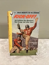 1948 KICK-OFF! RARE PB GRANGE LUCKMAN FOOTBALL 1st EDITION