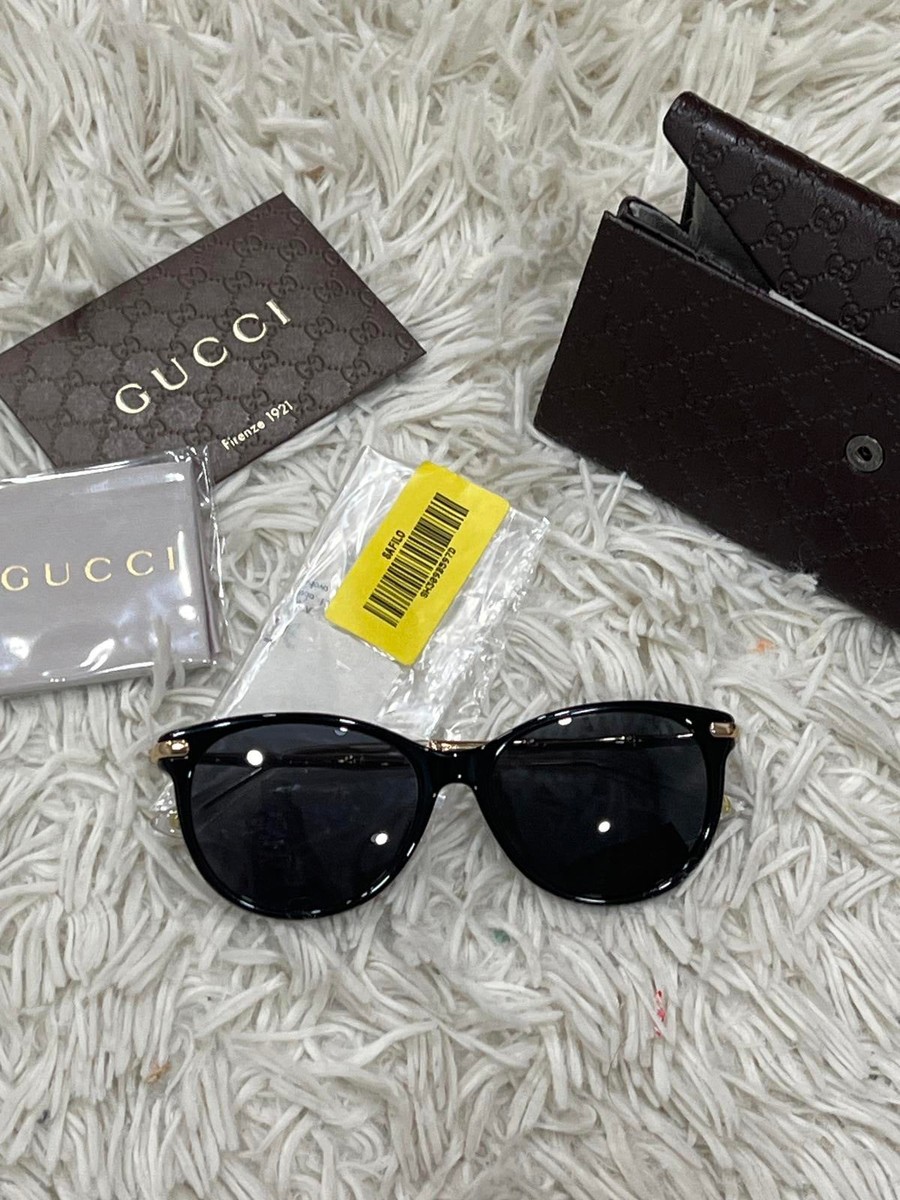 GUCCI Bamboo Detail Cat Eye Oversize Sunglasses gg 3780 | eBay