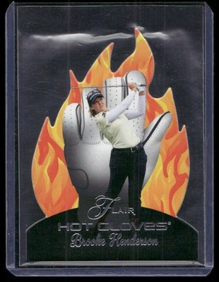 Brooke Henderson 2026 Upper Deck Fleer Ultra Golf HOT GLOVES Die Cut 1:75