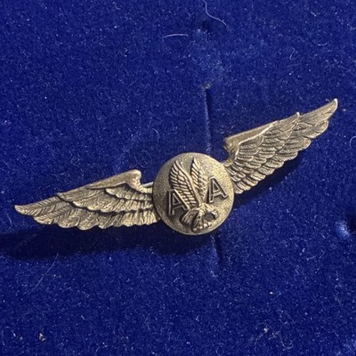 Rare Sterling American Airlines wings Stewardess captain 925 lgb pilot