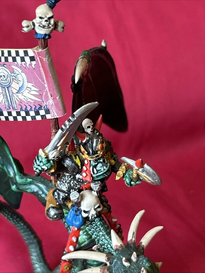 Azhag The Slaughterer On Wyvern Well Painted OOP Metal Warhammer Fantasy (U9463) - Image 2 of 4