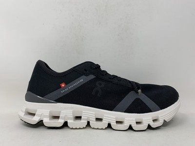 Women's On Cloud X 4 AD, Black/Asphalt, 7.5 B Medium US