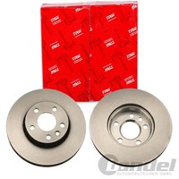 2X TRW Bremsscheiben 288Mm BelÜFtet Vorne Passend FÜR Ford Galaxy Seat Alhambra