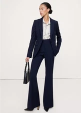 BANANA High-Rise Flare Italian Wool Pant #826931