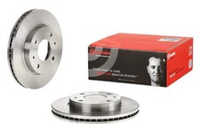 Brembo 09.a258.10 Prime Oe Equivalent Vented Brake Rotors - Front Pair