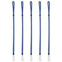 FüR Flat Neck Lanyard Einstellbar, 5 StüCk Halsband SchlüSselband, Saphirblau