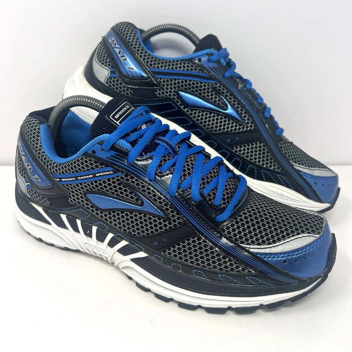 Brooks Dyad 3 Shoes Mens Size 8 White Blue Running Sneakers D Width 41159 141 Brooks Dyad | eBay main image 3