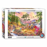 Eurographics Puzzle Bulli Paradies, Smart Cut, 1000 Teile, 68 X 48 Cm, 6000-5866