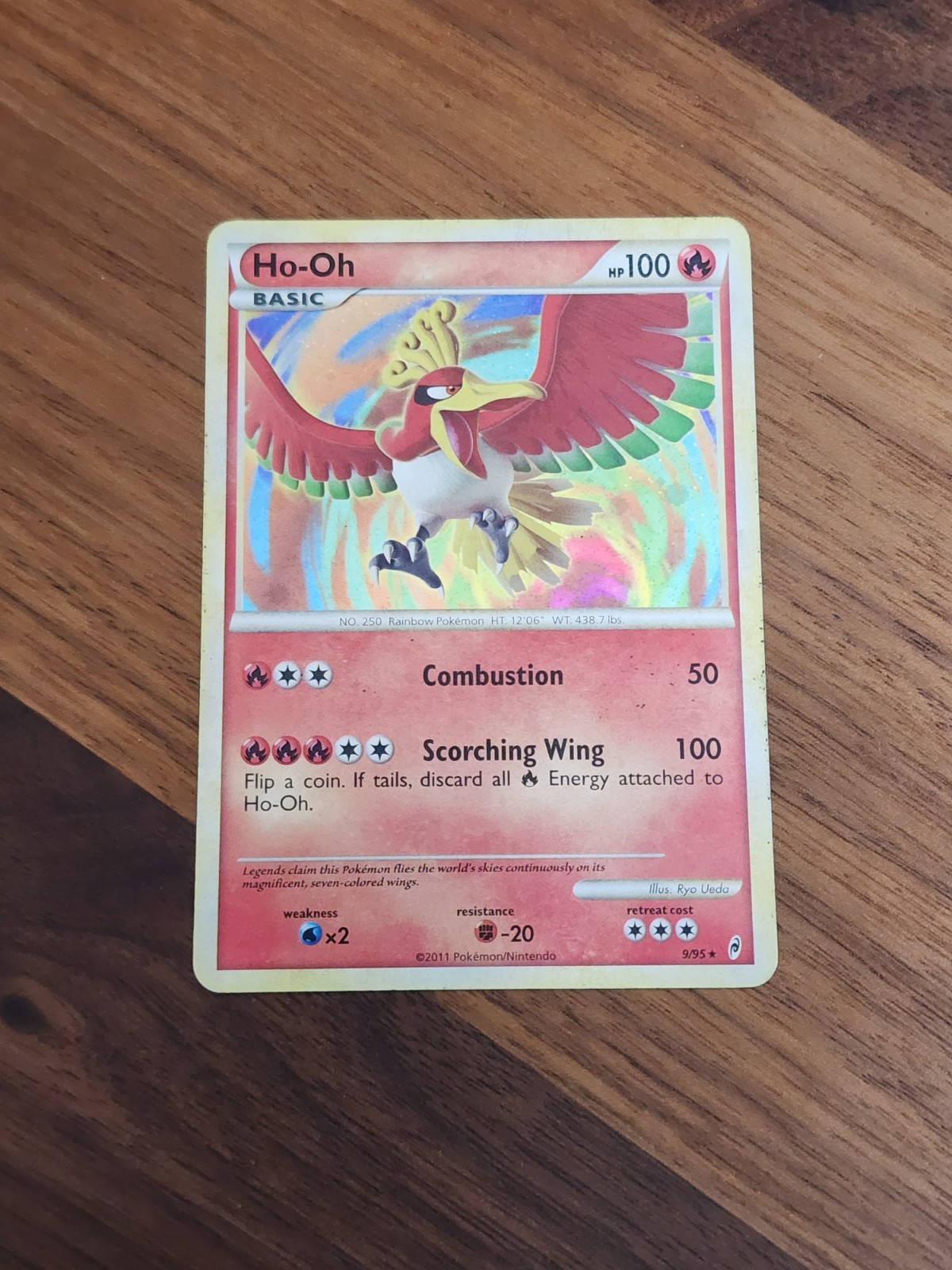 Ho-Oh 9/95 Call of Legends Holo