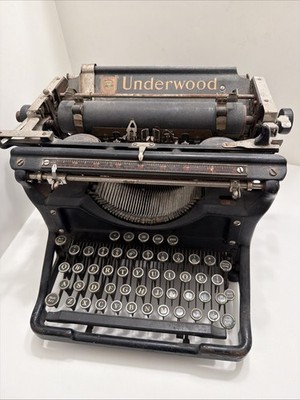 Antique 1936 Underwood Model 6 Vintage Typewriter  4581487-11