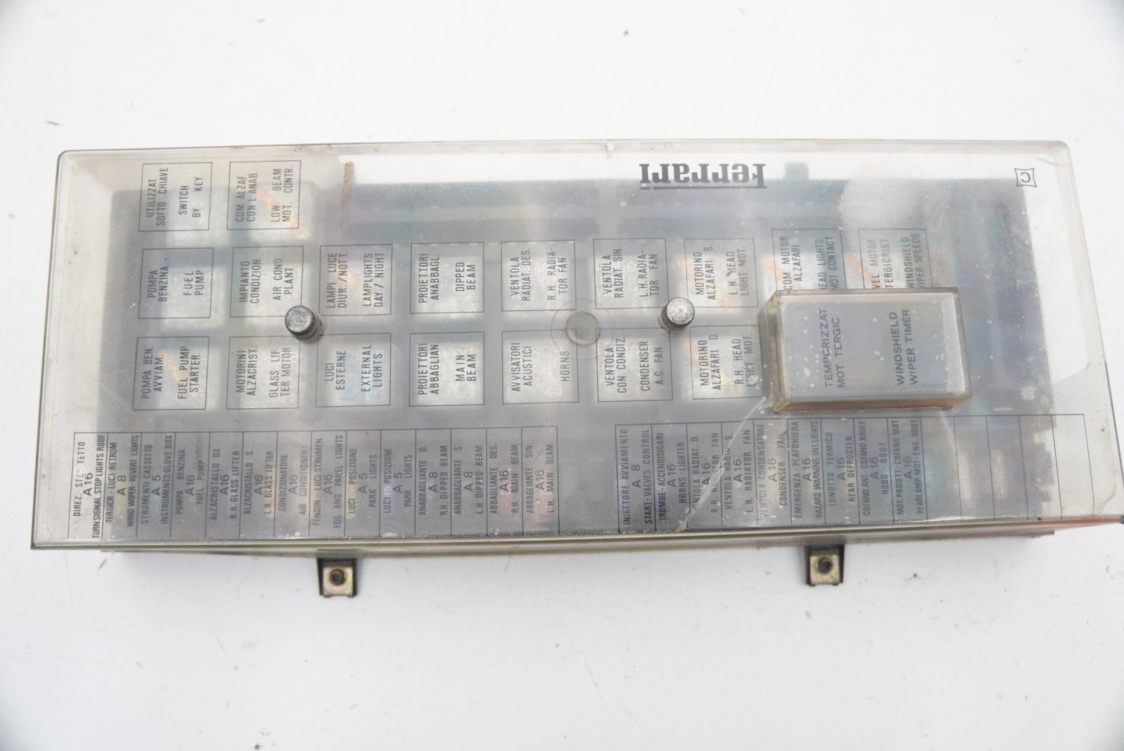 Fuse Box Block Electrical Board Relay Junction 119019 OEM Ferrari Mondial 1985