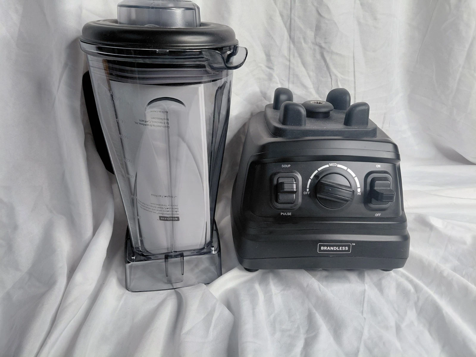Brandless Pro Blender Model 57001 Black - 2 Liter Blender Jar
Opens in a new window or tab