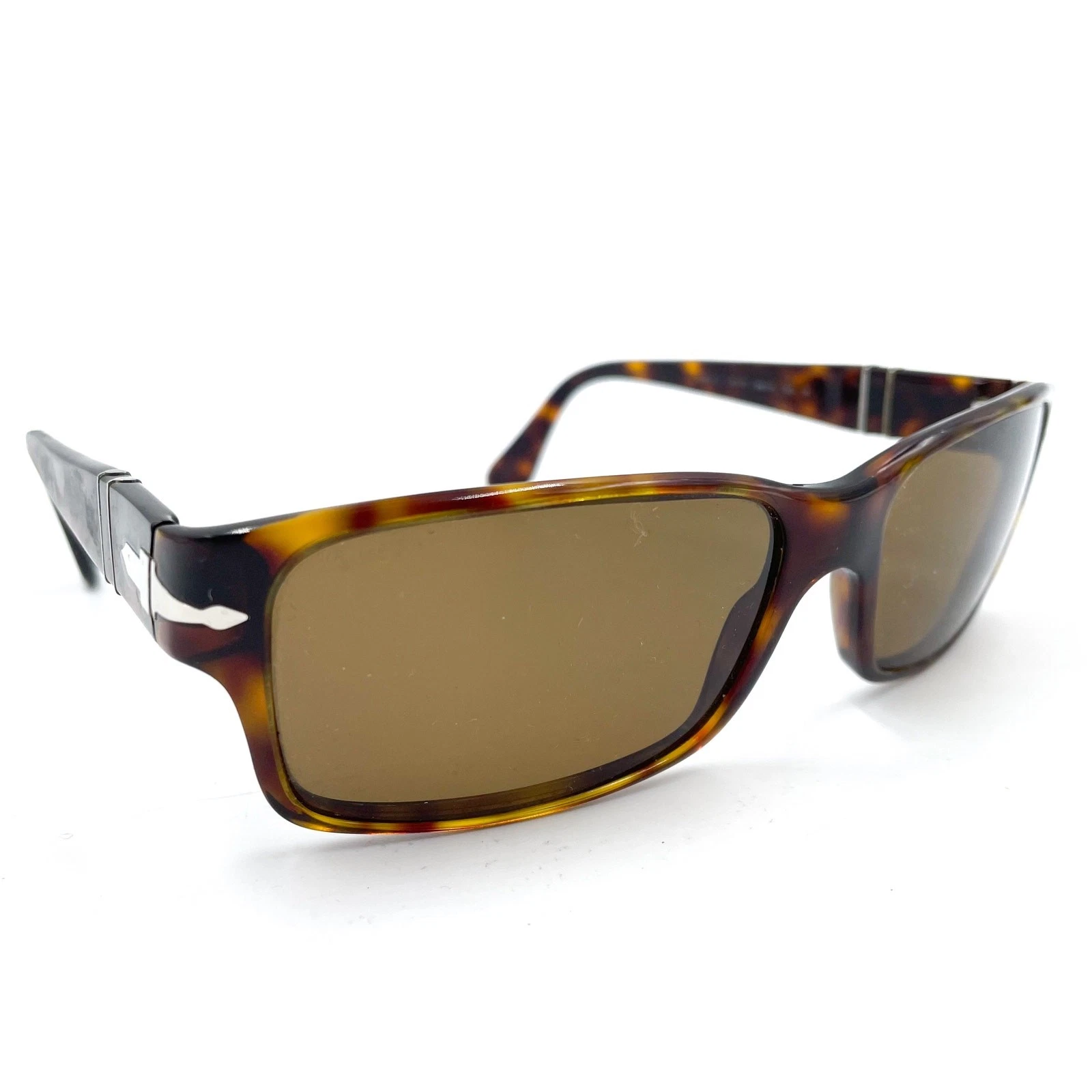 Persol Tortoise Sunglasses Rectangular Havana Brown Polarized Acetate 2803 S