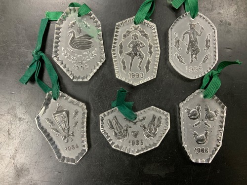 10 Waterford crystal 12 days of Christmas 1980,83,84,85,86,87,89,90,93 & 95 - Picture 6 of 6