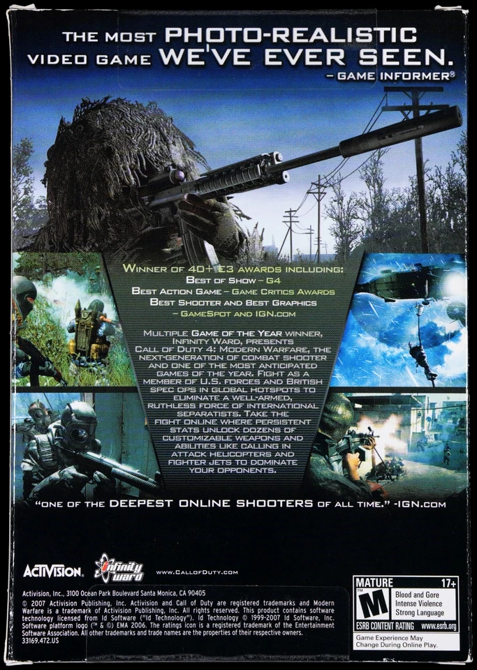 Call of Duty 4: Modern Warfare, WATA 9.2 A++ Foto 4 de 4