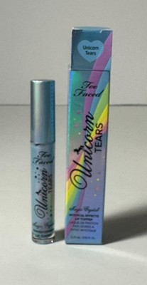 Too Faced Magic Crystal Unicorn Tears Mystical Effects Lip Topper 0.10 oz NIB