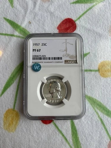 PF67 1957 United States Quarter 90% Silver